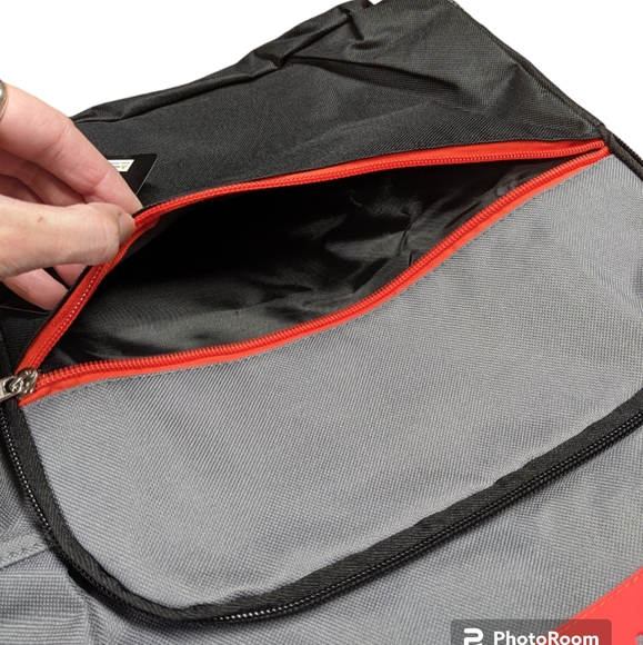 Summit Ridge NWT Red Black & Gray Unisex Backpack - Picture 6 of 13